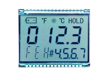 Douane 4 Cijfer TN Weerspiegelende LCD van de 7 Segment Numerieke Vertoning Vertoning voor de Schakelaar van de Meterspeld