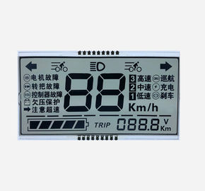 Zeven Segmenttn LCD Vertoning/Weerspiegelend LCD Zwart-wit Numeriek Vertoningscomité