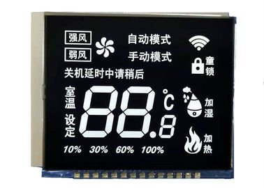Douane Zwart-wit LCD 7 Segment het type van Vertoningsmodule VA Hoge Contrastlcd Vertoning met Witte LEIDENE Backlight
