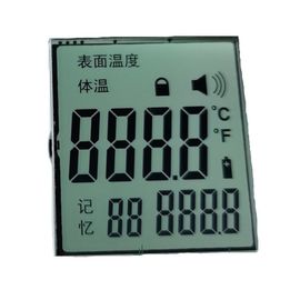 RGB TN LCD Segmentvertoning voor Infrarode Thermometer