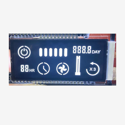 Aangepaste zwart-wit TN Lcd-display, digitale segmentlcd-display voor automonitor
