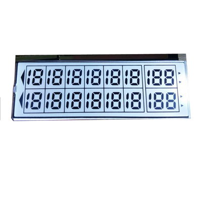 Monochroom Kleine 6'Clock Positieve TN 50 Pin LCD Display 6 Digit 7 Segment