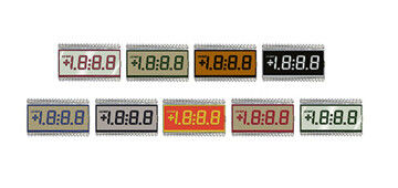 4 cijfer de Vertoning van de 7 Segmentkleur VA LCD met de Douaneontwerp van de Zijdedruk