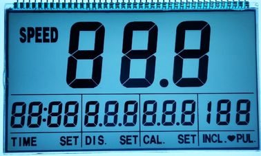 6 Positieve Cijfer van de uur het Transparante STN LCD Vertoning 7 Segment voor het Runnen van Machine