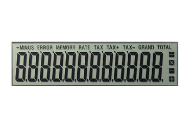 De zwart-wit TN LCD Hoge Resolutie van het Vertoningsscherm Alfanumeriek voor Calculator