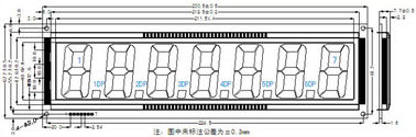 Serie 7 Module 7 van de Segmentstn LCD Vertoning Wijze van de Cijfers Transmissive Polarisator