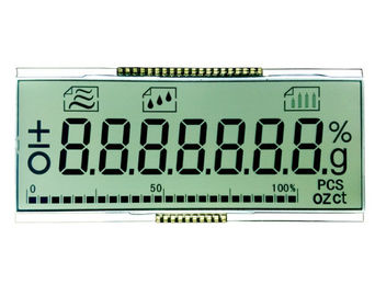 Zwart-wit TN LCD Vertoning 7 Segment 4 Cijfer Alfanumeriek met Waterdichte Schakelaar 18 Speld