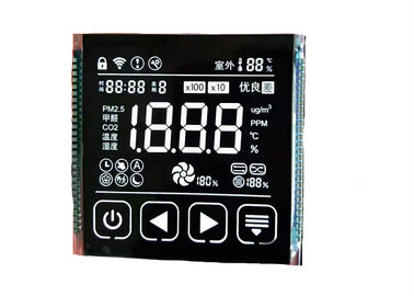het de Vertonings Transmissive Zwart-wit Numerieke Scherm van 3.5V VA LCD LCD van het Zeven Segmentcijfer Module