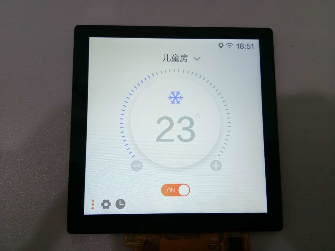 3.95“ de Vertoningstouchscreen van TFT 720x720 Lcd Vertonings Transmissive Type Kleurenlcd Comité