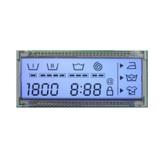 7 segmentva LCD Vertoning voor Medische apparatuur, het Comité van Bloedglucosemeterva Lcd