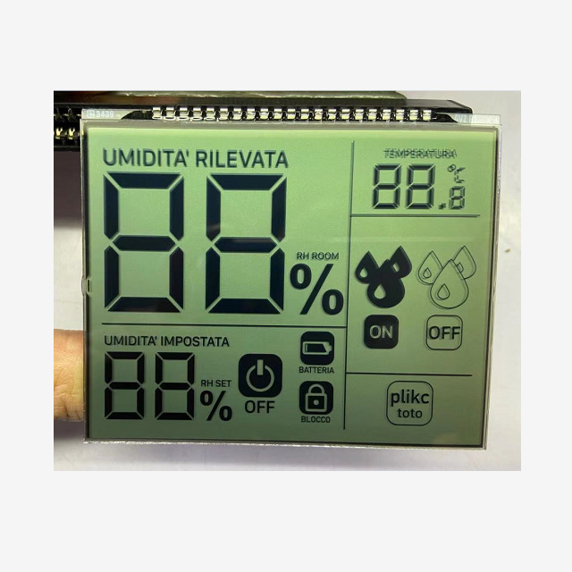 FPC-Schakelaarlcd Vertoningsmodule, TN Positieve Lcd Vertonings Kleine Grootte