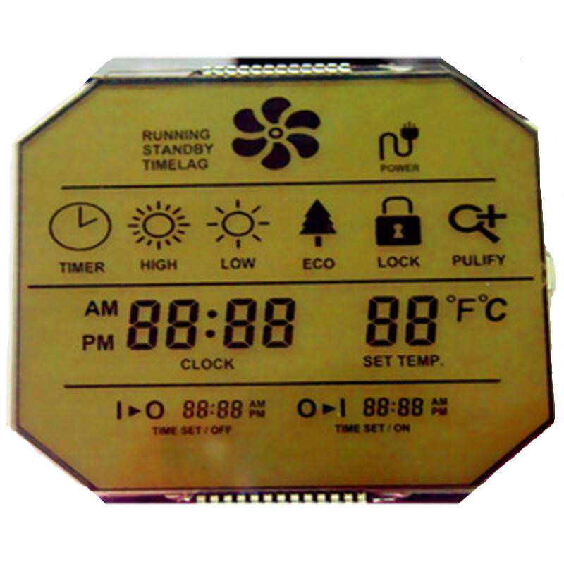 5 cijfer 7 Segmentlcd Vertoning, VA-kleurenlcd Vertoning voor Autosnelheidsmeter