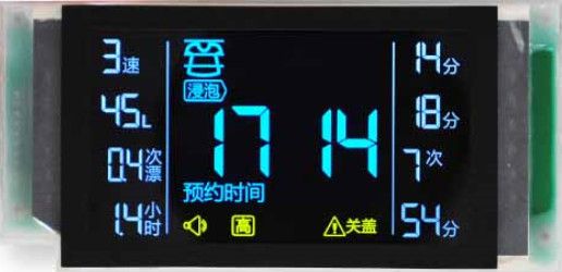4.5V Lcd het Vertoningsscherm, Speld of Gestreepte Schakelaarlcd Karaktervertoning