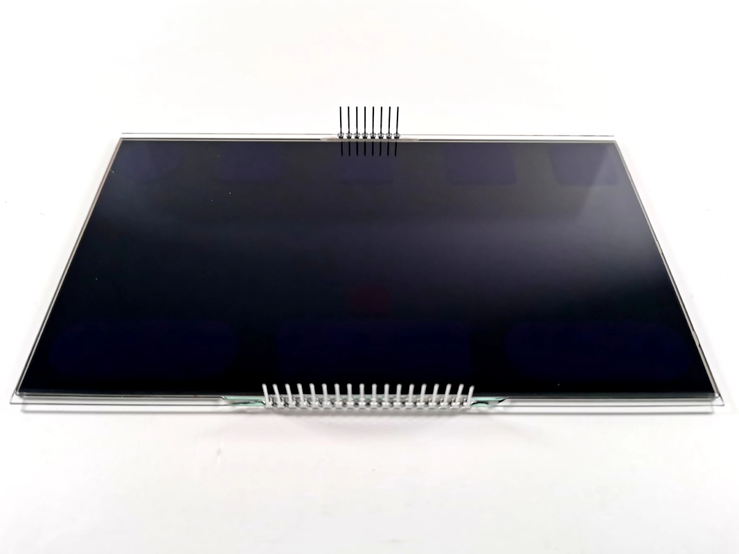 12 O Clock Negatief VA LCD Display Zwart Segment Digit Grafisch LCD Glas Va Panel Voor thermostaat