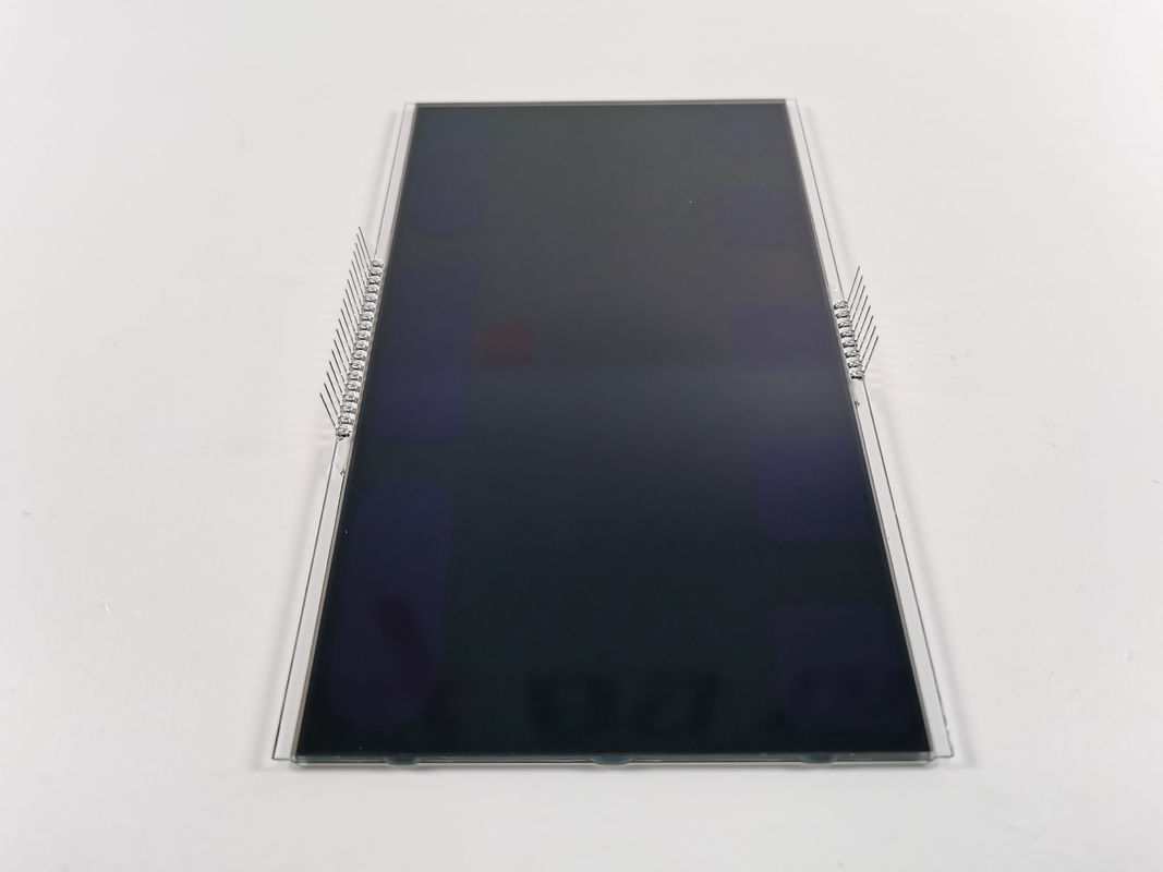 12 O Clock Negatief VA LCD Display Zwart Segment Digit Grafisch LCD Glas Va Panel Voor thermostaat