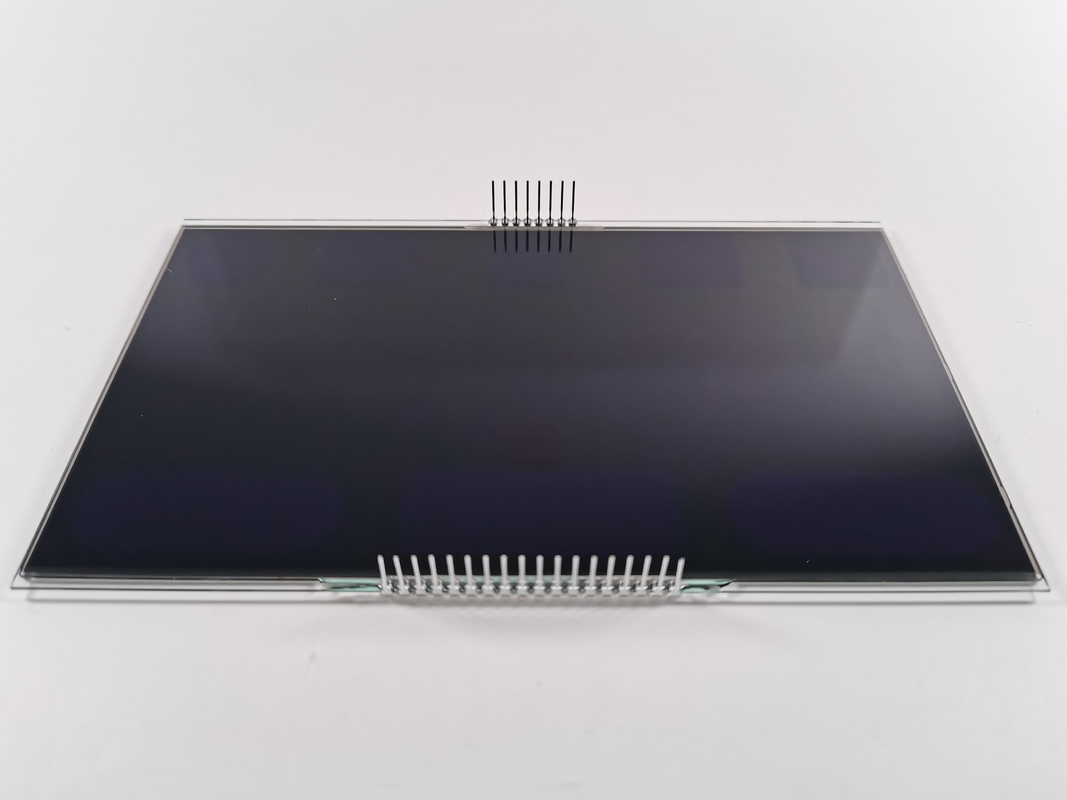12 O Clock Negatief VA LCD Display Zwart Segment Digit Grafisch LCD Glas Va Panel Voor thermostaat