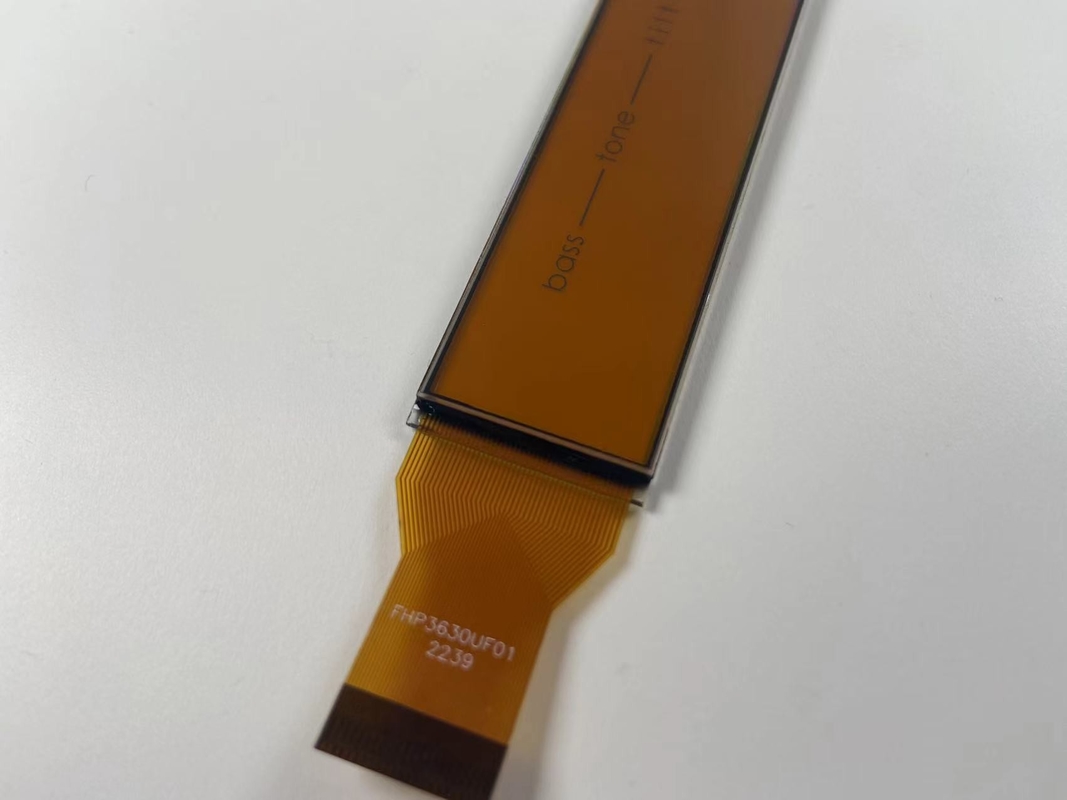 Positief matrix HTN LCD-scherm Monochroom 7 segment transmisief grafisch LCD-scherm voor audio