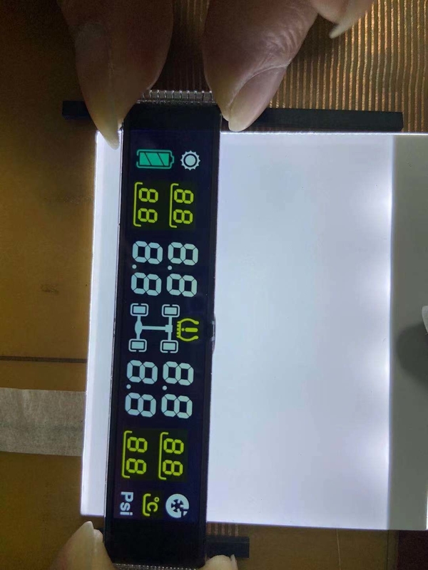 Negatieve cijfers DFSTN LCD-scherm Custom Transmissive Display TN LCD-module voor bandenspanningsmeter