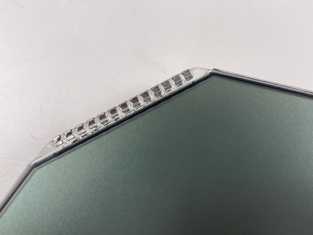 5.0 V Prositive HTN LCD Display Segment Code Screen Aanpasbaar snelheidsinstrumentenpaneel