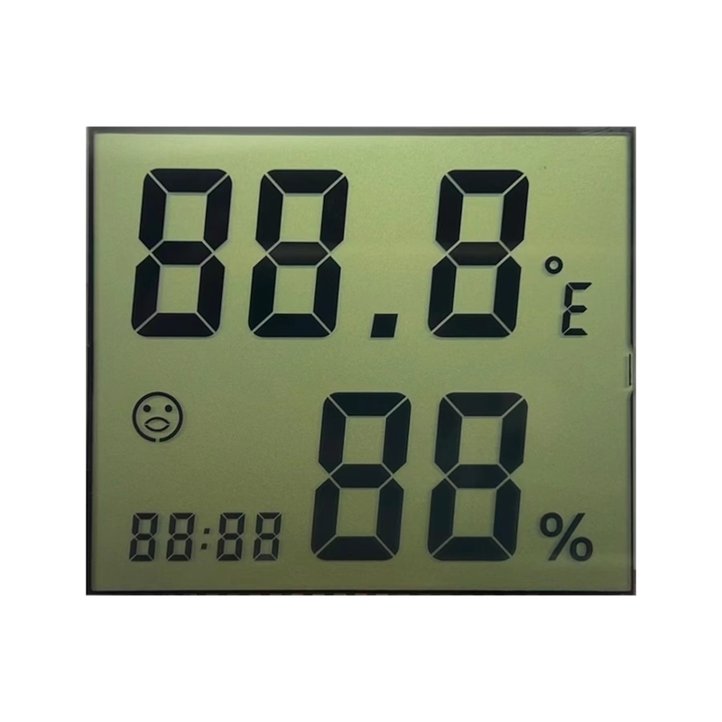 3.0 V Transmisief TN LCD Display Segment Code LCD Scherm Voor Hygrothermograaf