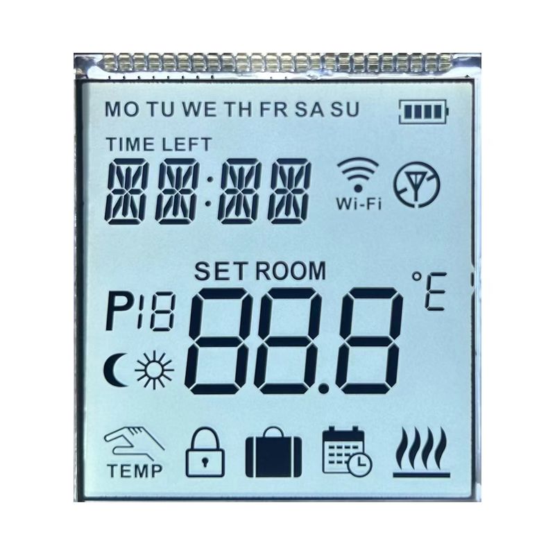 4.2 V Positief HTN 12 O' CLOCK Transflectioneel temperatuurcontrolesegment-codescherm