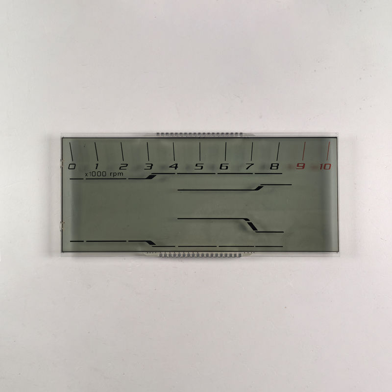 Fabrikant Goedkoop Custom HTN LCD Display Achtvorm Monochroom 7 Segment Grafisch LCD Scherm Voor Motorfiets Instrumenten