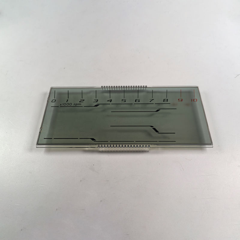 Fabrikant Goedkoop Custom HTN LCD Display Achtvorm Monochroom 7 Segment Grafisch LCD Scherm Voor Motorfiets Instrumenten