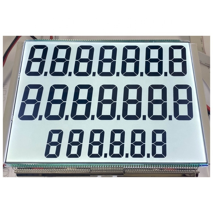 Custom Polarizer Film TN Monochrome LCD Display fabrikant low power segment LCD scherm leverancier