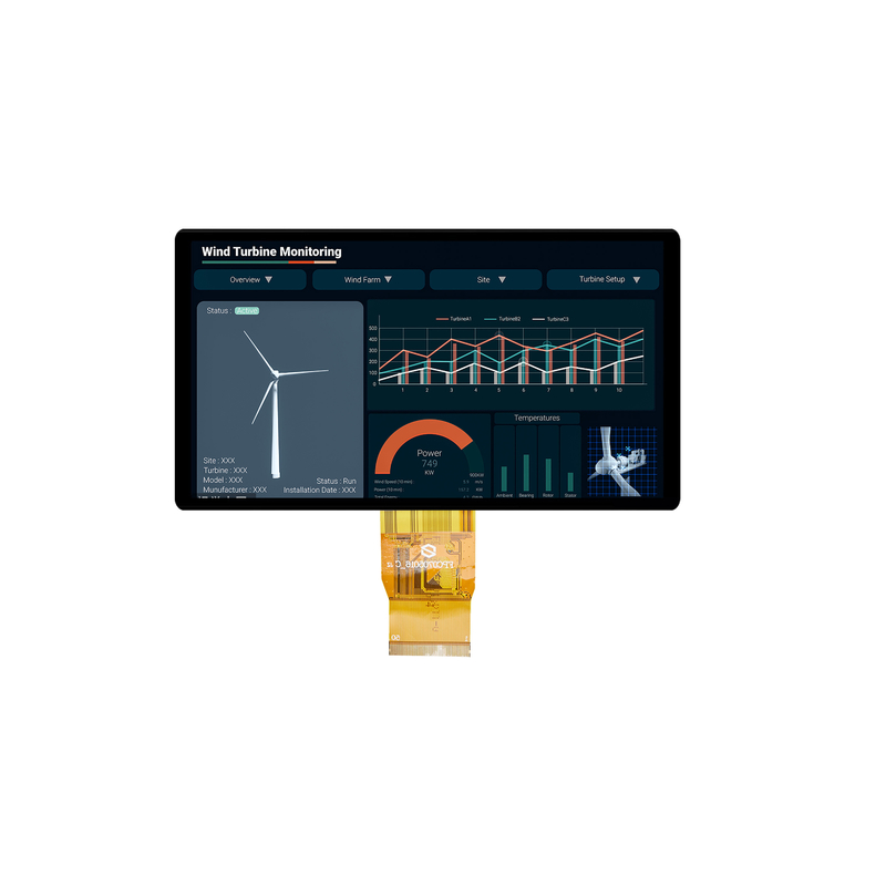 Aangepaste 5 inch 7 inch TFT LCD Module Display voor Industrieel Gebruik | TFT-scherm met Hoge Helderheid