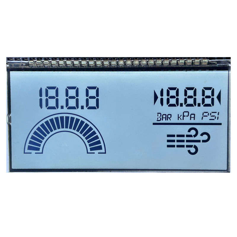 Aangepaste ROHS -conforme HTN -segment LCD 7 Segment LCD -display voor industriële controle
