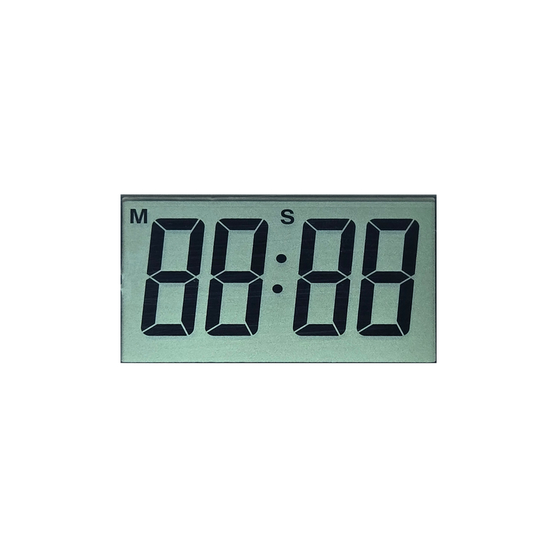 Aangepast 4 segment LCD -display en 7 segment LCD -display voor zwart -witte schermen, oplossingen op maat