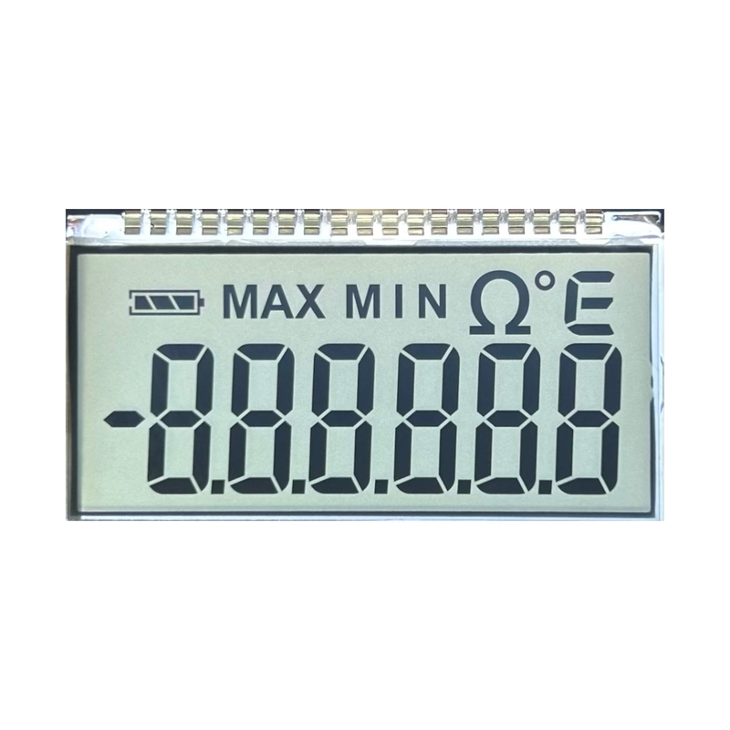 Aangepast 8 Segment LCD -display en 7 segment LCD -weergaveprijsopties voor zwart -witte schermen, oplossingen van hoge kwaliteit