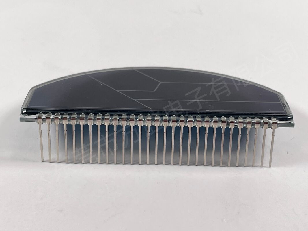 Aangepaste blauwe film motorfiets lcd-scherm lcd-monochroom displays halfrond snelheidsmeter lcd-scherm