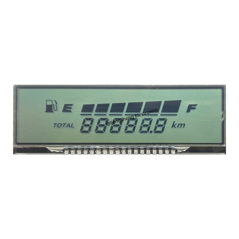 Monochrome LCD-segmentdisplays voor antireflectie-instrumentenscherm 7-segment LCD-displays voor motorfietsen