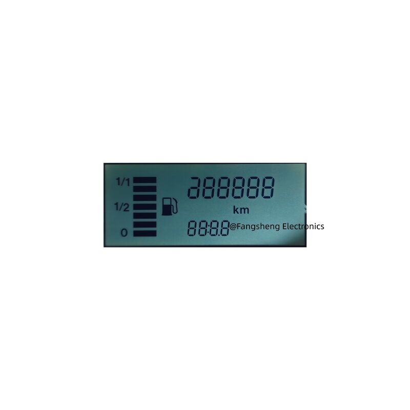 OEM-segment LCD-schermfabrikant TN STN HTN FSTN Monochrome LCD-fabriek voor motorfietsen / snelheidsmeter / auto