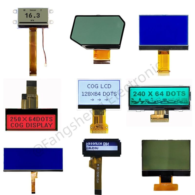 OEM COG LCD 128x64 192x64 240x128 COG LCD Fabriek ST7567 COG Display voor industriële besturing