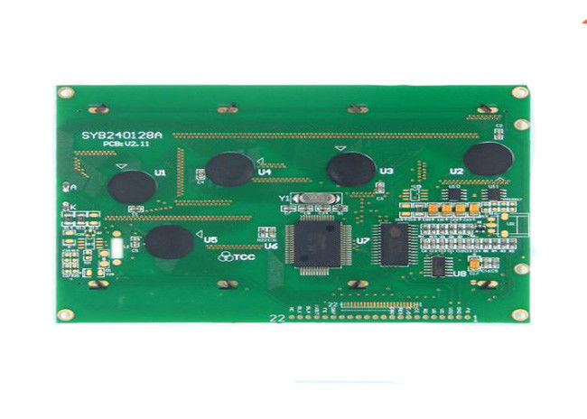 T6963c Controlemechanisme 22 de Spelden Geleide Vertoning van de Puntmatrijs, 5,1 Duim 240 X 128 Spi Lcd Vertoningsmodule 