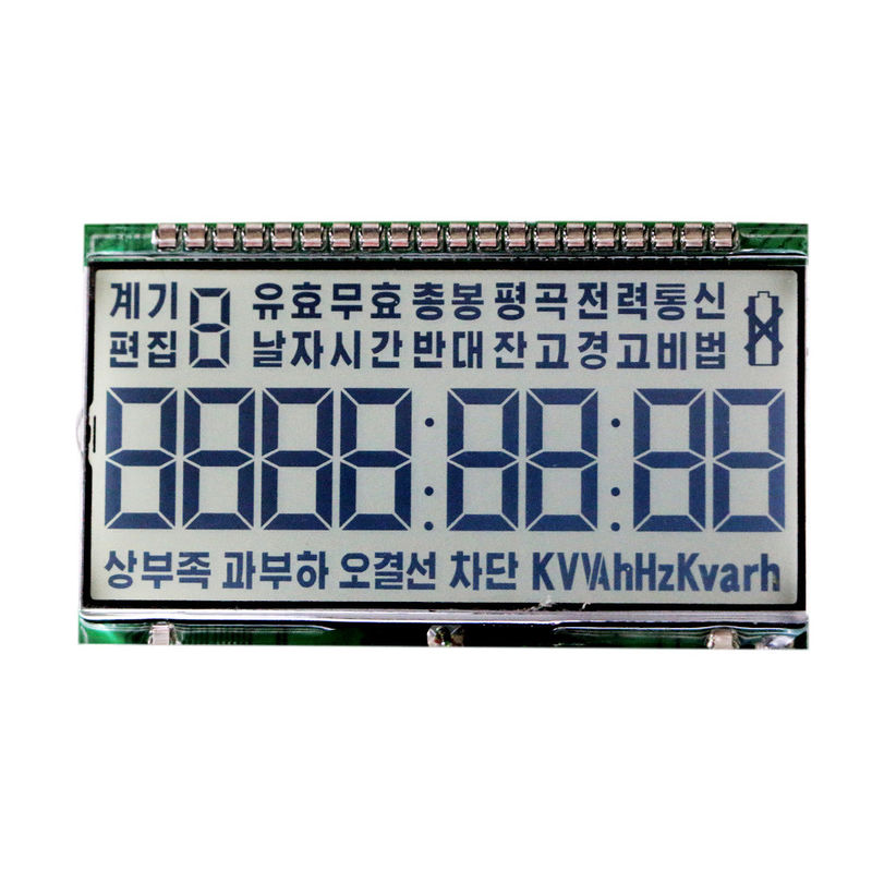 OEM Polarisatortype van de Segmenthtn LCD Vertoning de Zwart-wit Weerspiegelende Schakelaar van de Metaalspeld