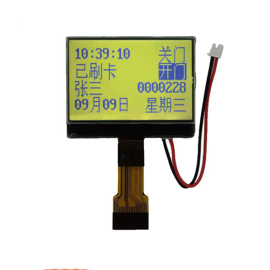 128 X 64 Vierkante LCD Vertonings Statische Aandrijving, LCM-Monitor Kleine LCD Vertoningsmodule