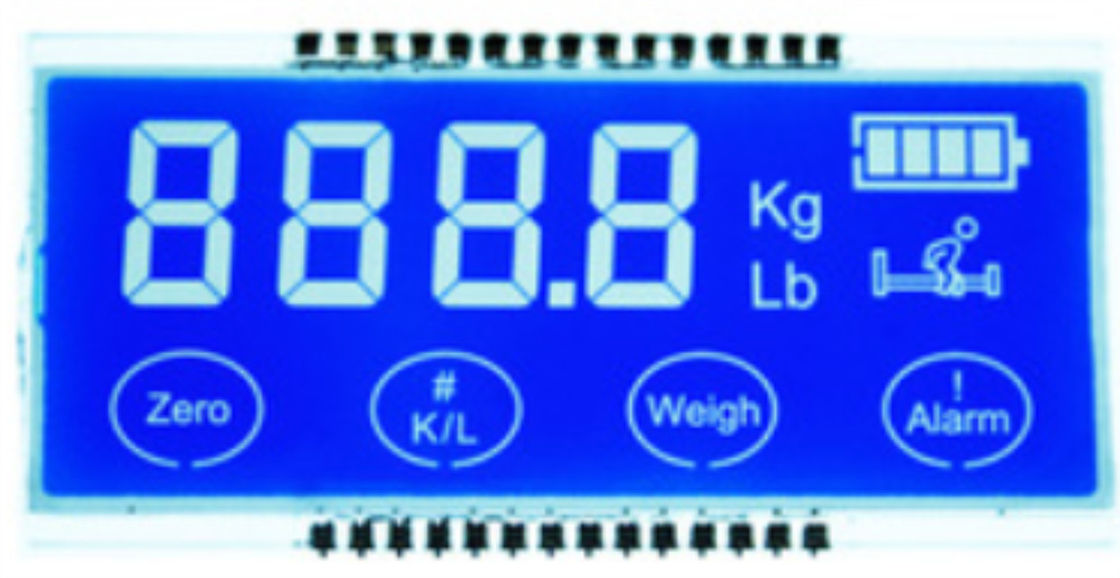TN/van STN/van HTN LCD Vertonings Positieve Wijze 2.8V met Speld/Rubberschakelaar