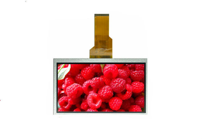7 Weerstand biedende Touchscreen van duimtft lcd Resolutie 800 * 480 Dot Sunlight Readable Lcd Rgb Interface