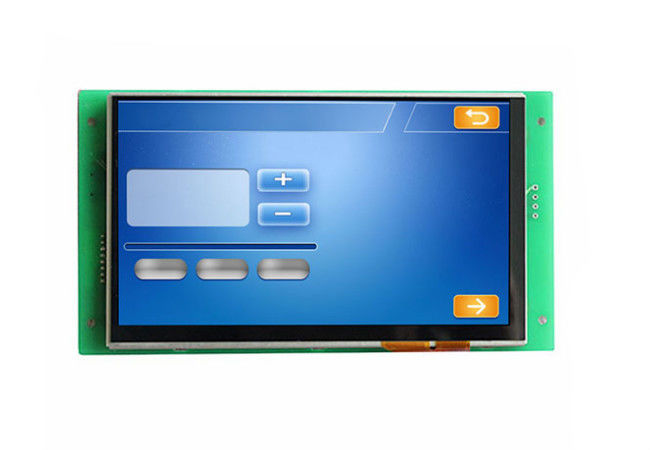 7 duim 800 * 480 Uart ontwierp Capacitief Touch screen met RS232/TTL-Interface voor Framboos Pi