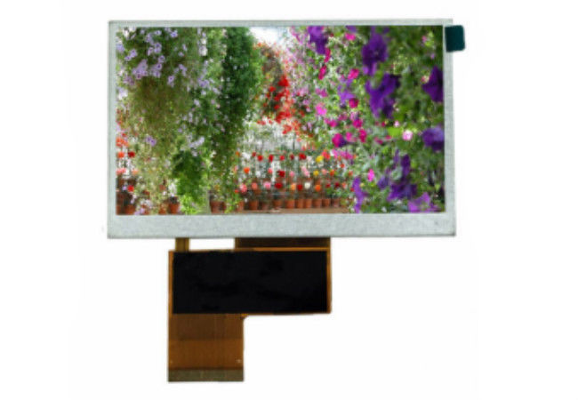Vertoning van douane stippelt de Transparante 4,3 TFT LCD, 480 * 272 TFT-het Kleurenscherm met 24 Beetje