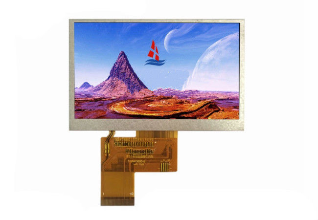 Vertoning van douane stippelt de Transparante 4,3 TFT LCD, 480 * 272 TFT-het Kleurenscherm met 24 Beetje