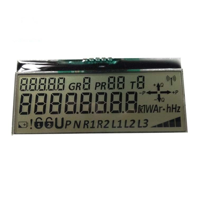 17 Cijfers Lcd van de 7 Segmentdouane Module, van het de Vertoningsradertje I2C van Transflective Lcd van de Metaalspeld Periodieke de Energiemeter