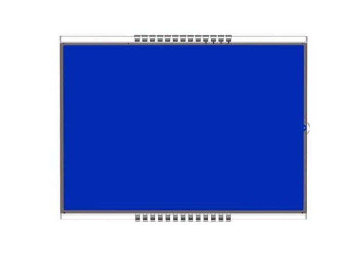 Aangepaste 7 Segmentlcd Vertoningshtn Negatieve Lcd Blauwe Backgound Vertoning voor Sport Equiment