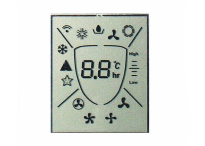 Douane TN Positieve Lcd het Cijferlcd van de 7 Segmentvertoning Weerspiegelende Module voor Airconditioner Ver Controlemechanisme