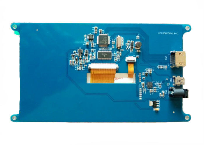Hoge helderheid HDMI-scherm en PCB-aandrijving voor Raspberry Pi 3 6 O' Clock Viewing Direction 7 inch Transmissive LCD