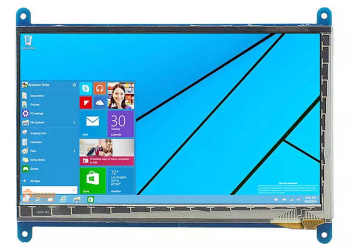 Hoge helderheid HDMI-scherm en PCB-aandrijving voor Raspberry Pi 3 6 O' Clock Viewing Direction 7 inch Transmissive LCD
