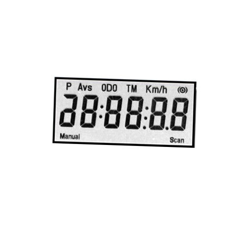 5 cijfer Vertonings Transmissive Positief Type van Zeven Segmentbacklight TN LCD